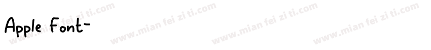 Apple Font字体转换